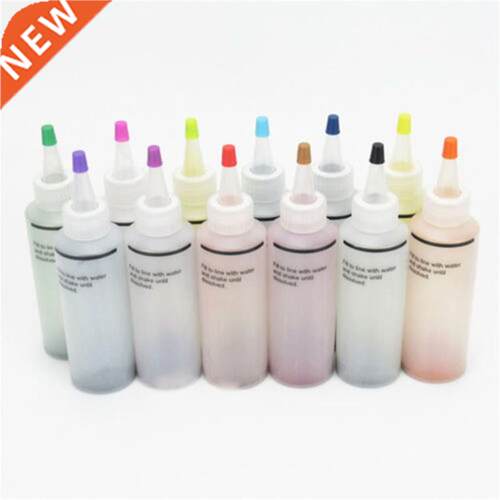 12pcs One Step Tie Dye Kit Vibrant Fabric Textile Permanent
