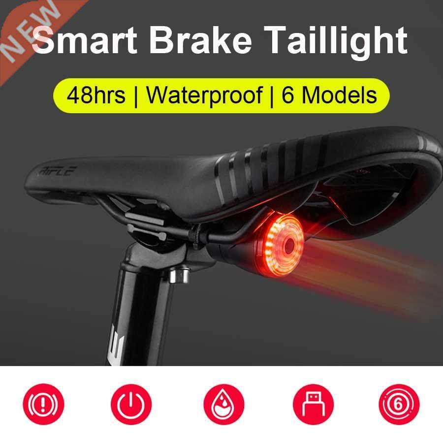 NEWBOLER Smart Bicycle Tail Rear Light Auto Start Stop Brake图片