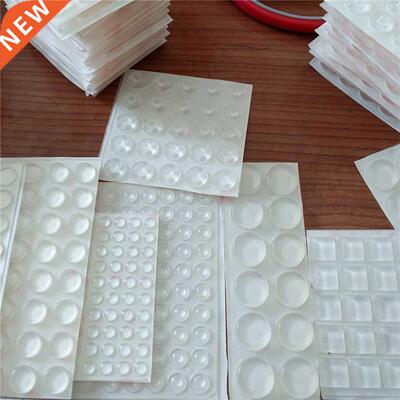 50pcs Silicone Mat For Drawer Cabinet Protective Feet Self