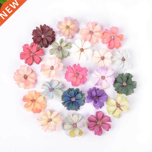 20/50pc 4cm Daisy Artificial Flower Silk Fake Flower For Wed