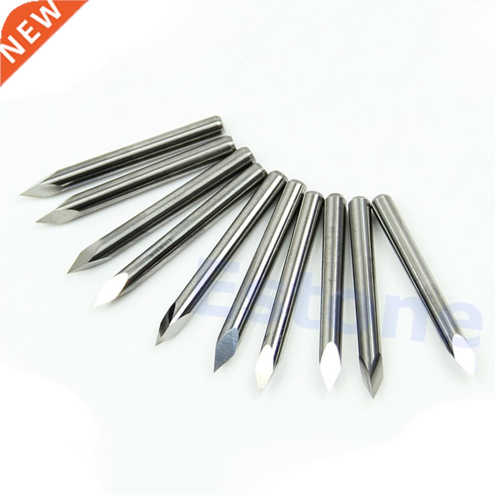 10pcs 45 Degree Carbide Steel Pyramid Engraving Bits CNC Rou