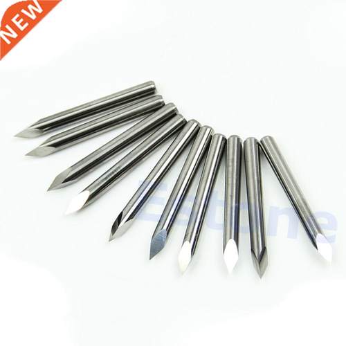 10pcs 45 Degree Carbide Steel Pyramid Engraving Bits CNC Rou