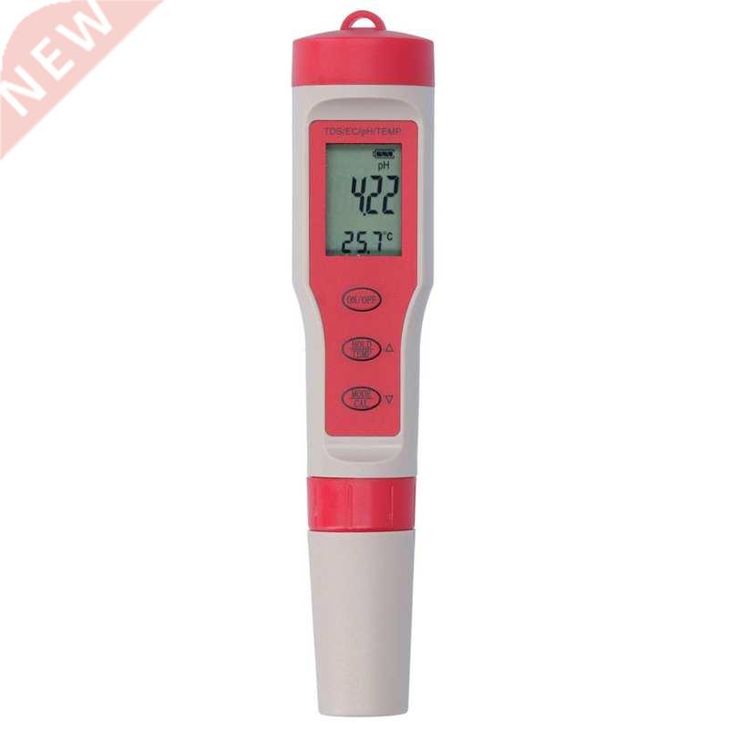 4in 1 Multifunctional Water Quality Tester pH/EC/TEMP Meter