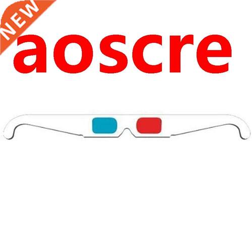 50 Pairs of 3D Glasses with Red and Cyan White Border Cardbo
