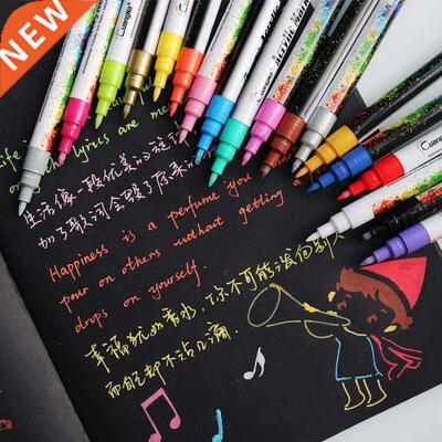 12/18/24/6Colors 0.7mm Acrylic Paint Marker pen Art Marker