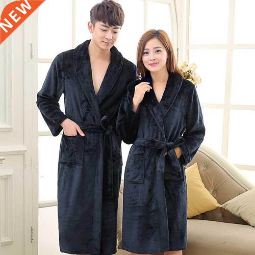 Lovers Dress for Men and Women Warm Super Soft Flannel Coral