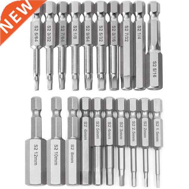 20Pcs Hex Head Wrench Drill Bit Set Shank Quick Release Magn