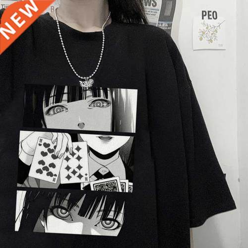 Japanese Anime Kakegurui T Shirts Cosplay Short Sleeves Summ