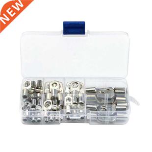 60 Pieces Tinned Copper Terminals Non Insulated Ferrules Pin