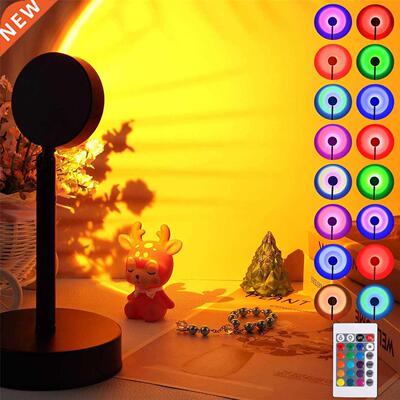 Sunset Ranbow Lamp Projecton Nght Lght Sunset Projecton