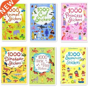 1000 pcs Cartoon Scene Stickers Kids Sticker Books with Ani