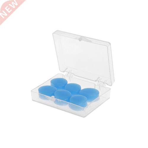 6PCS Earplugs Protective Ear Plugs Silicone Soft Waterproof
