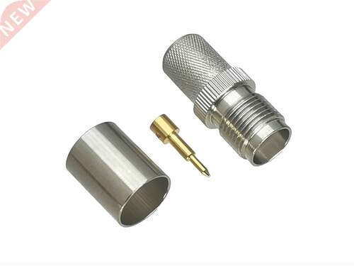 1Pcs Connector RP-TNC Female Plug Crimp RG8 LMR400 RG21 Cab