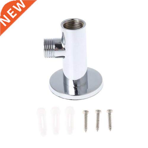 Chrome Shower Arm Flange Holder Brass Hose Connector Wall Su