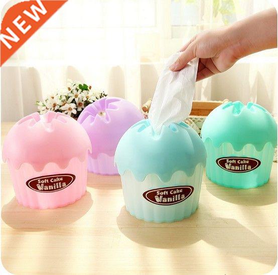 1PC New Super Cake Tissue Box Plastic Wet Wipes Storage