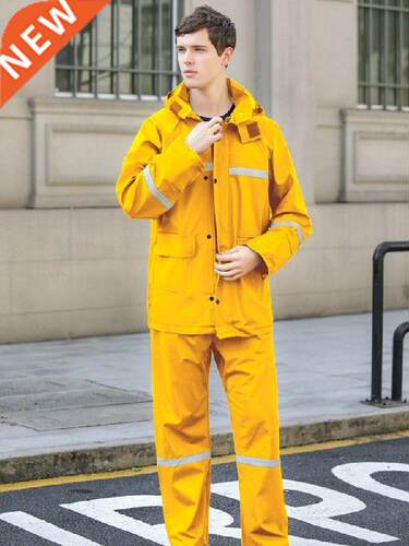 Raincoat Rain Pants Suit Adult Single Take-out Split Riding