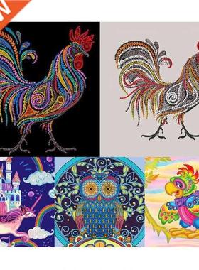 5D DIY Prt Specil Shped Drill Dimond Cross Stitch Home D