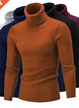 New High quality Men	s turtleneck sweater pullover sh