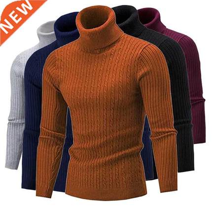New High quality Men	s turtleneck sweater pullover sh