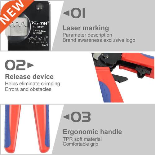YE-013B Crimping tool for JST terminals XH2.54/PH2.0/ZH1.5/S