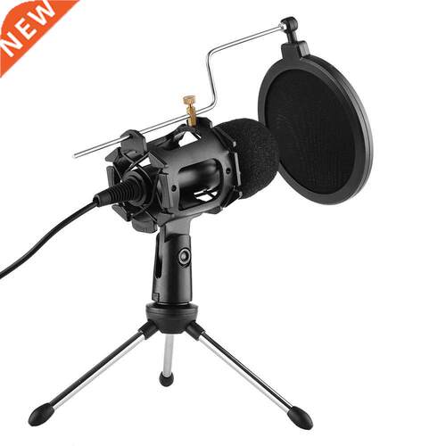 Video Microphone Kit 3.5mm Plug Home Stereo MIC Desktop Trip