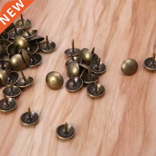 100PC Antique Brass Bronze Upholstery Nail Jewelry Gift Wine