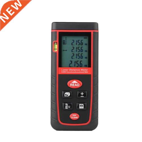 60M Laser Distance Meter 192ft Digital LCD Rangefinder Range