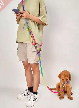 Reflective Nylon Leashes Pet Dogs Chain Traction Rope Leads