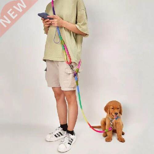 Reflective Nylon Leashes Pet Dogs Chain Traction Rope Leads