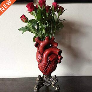 Resin Flower Vase Anatomical Heart Vase Modern Heart Model