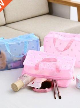Translucent handbag organizer makeup Travel Cosmetic Bag