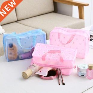 Translucent handbag organizer makeup Travel Cosmetic Bag