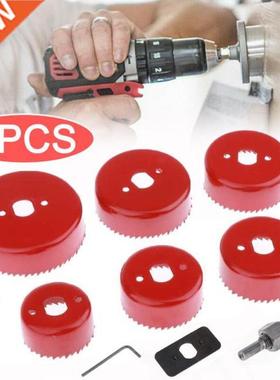 9pc/Set Carbon Steel Hole Saws Drill bit Wood Sheet Metal Cu