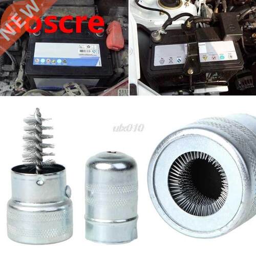 Car Vehicle Silver Battery Post Terminal Cleaner Tool Stainl