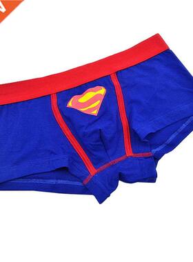 Underpants Man Cartoon Cotton Mens Underwear Boxers Breathab