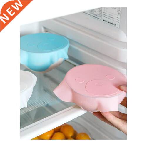 Hot Reusable Silicone Wrap Stretch Lid Grip Food Fresh Keepi