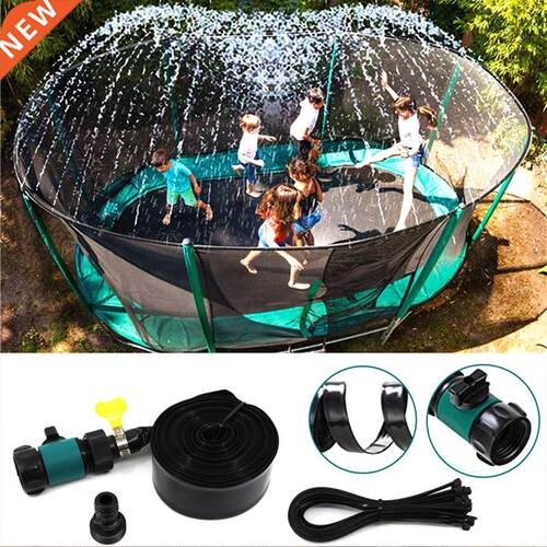 15M Trampoline Water Sprinkler for Kids Durable PVC Water Pa