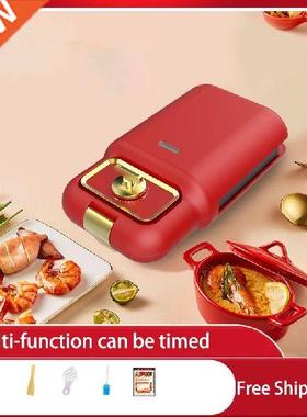 Electric Sandwich Maker Timed Multiction Breakfast