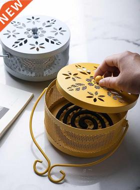 Retro ron Art Mosquto Smudge Box Freproof Home Creatve