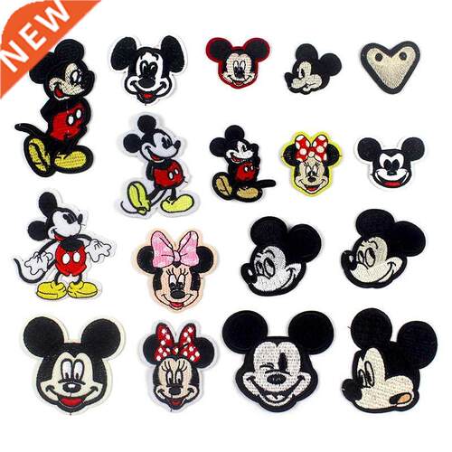 Mickey Minnie Mouse Emroidered Patches on Clothes for Child