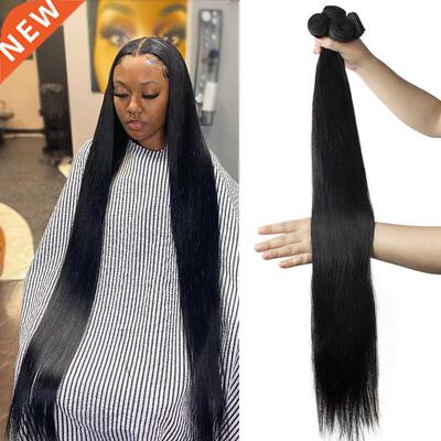 Straight Bundles 30 Inch Human Hair Bundles Brazilian Hair E