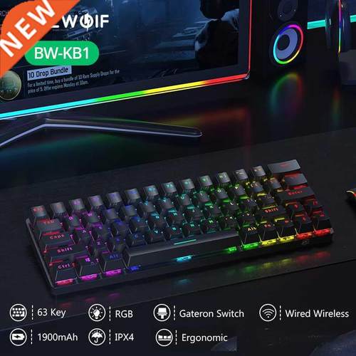BlitzWolf BW-KB1 bluetooth-compatibleWireless Mechanical Key