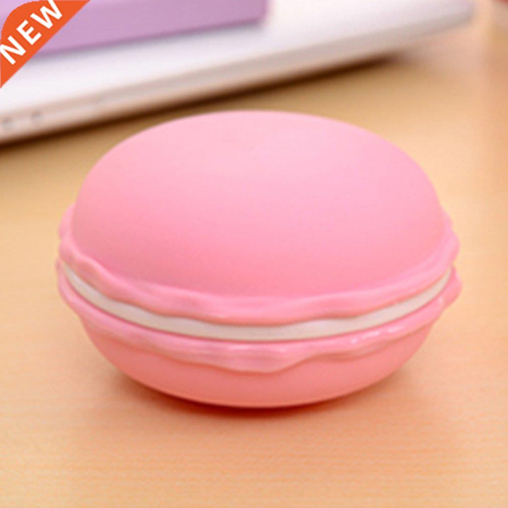 Candy Color Macaron Storage Box makeup organizer Portable