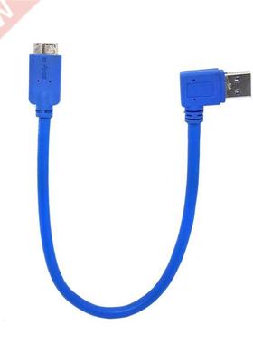 90 Degree USB .0 A male to Micro USB 10pin Cable for Macboo