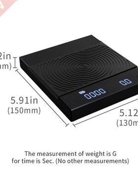 2021 New BLACK BASIC+ Coffee Scale, Smart digital scale, po