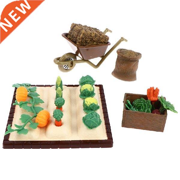 1/12 Scale Dollhouse Miniature Farm Shovel Iron Rake