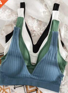 Nursing Bra Seamless Women Pad Materinty Wireless U-Shaped V