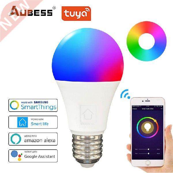 E27 Smart Wifi Bulb Control Lamp Led RGB Light Dimmable