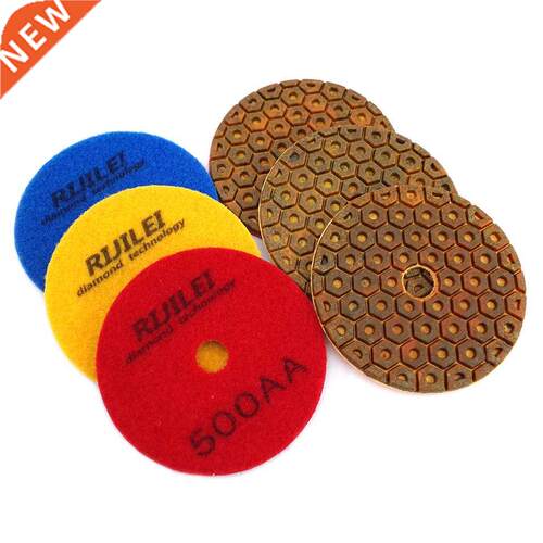 4 Inch Super Diamond Polishing Pads 6 Steps Copper Metal Bo