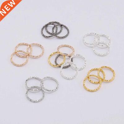 50-100pcs 8-20mm Round Jump Rings Twisted Open Split Rings j